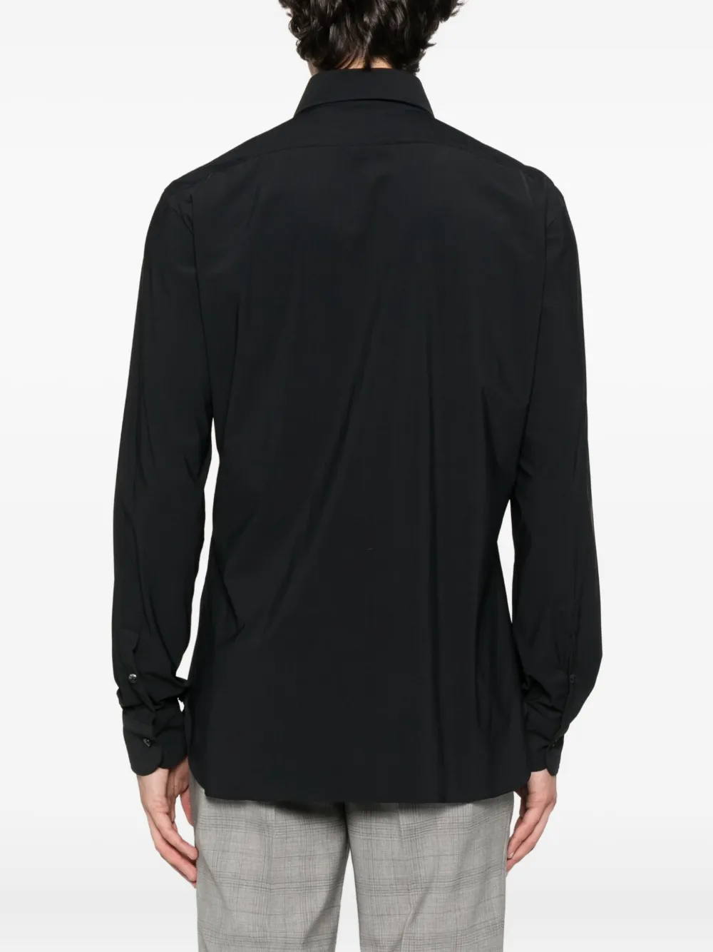 Barba long-sleeve shirt Zwart