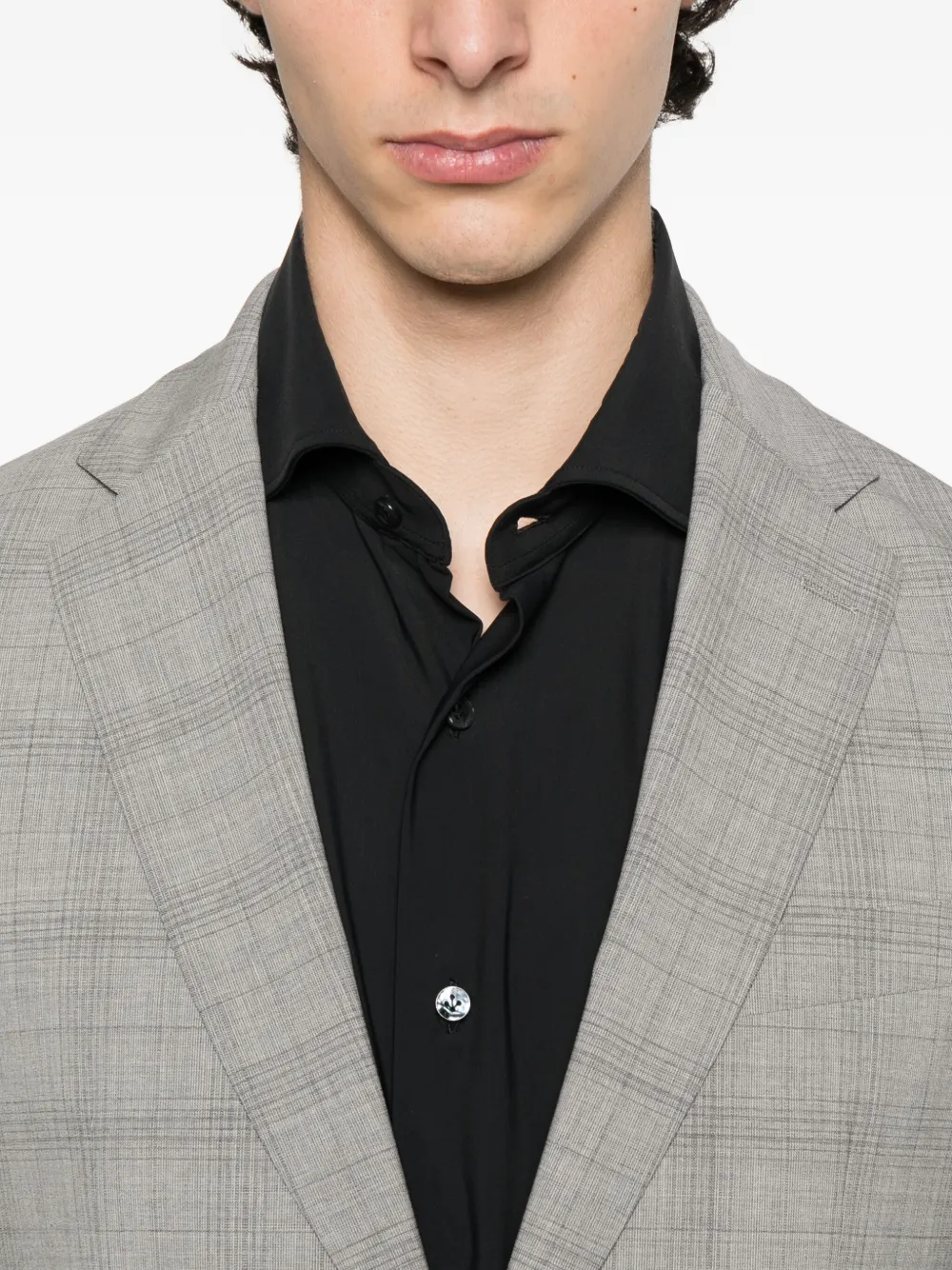 Barba long-sleeve shirt Zwart