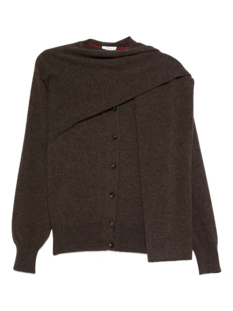 Ferragamo asymmetric button-up cardigan