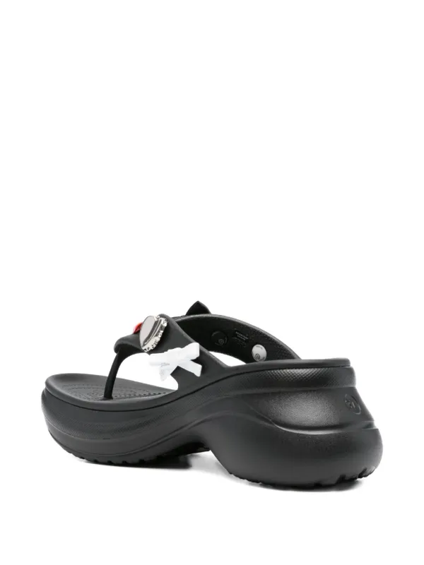 Balenciaga プラットフォーム サンダル | ブラック | FARFETCH JP