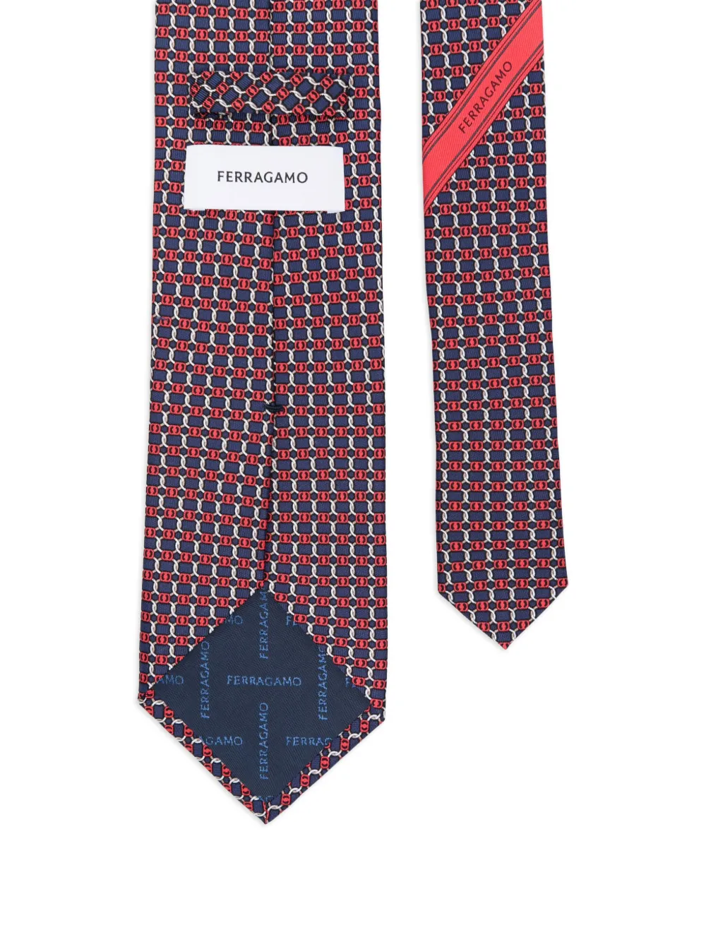 Ferragamo geometric-pattern silk tie | Image 2