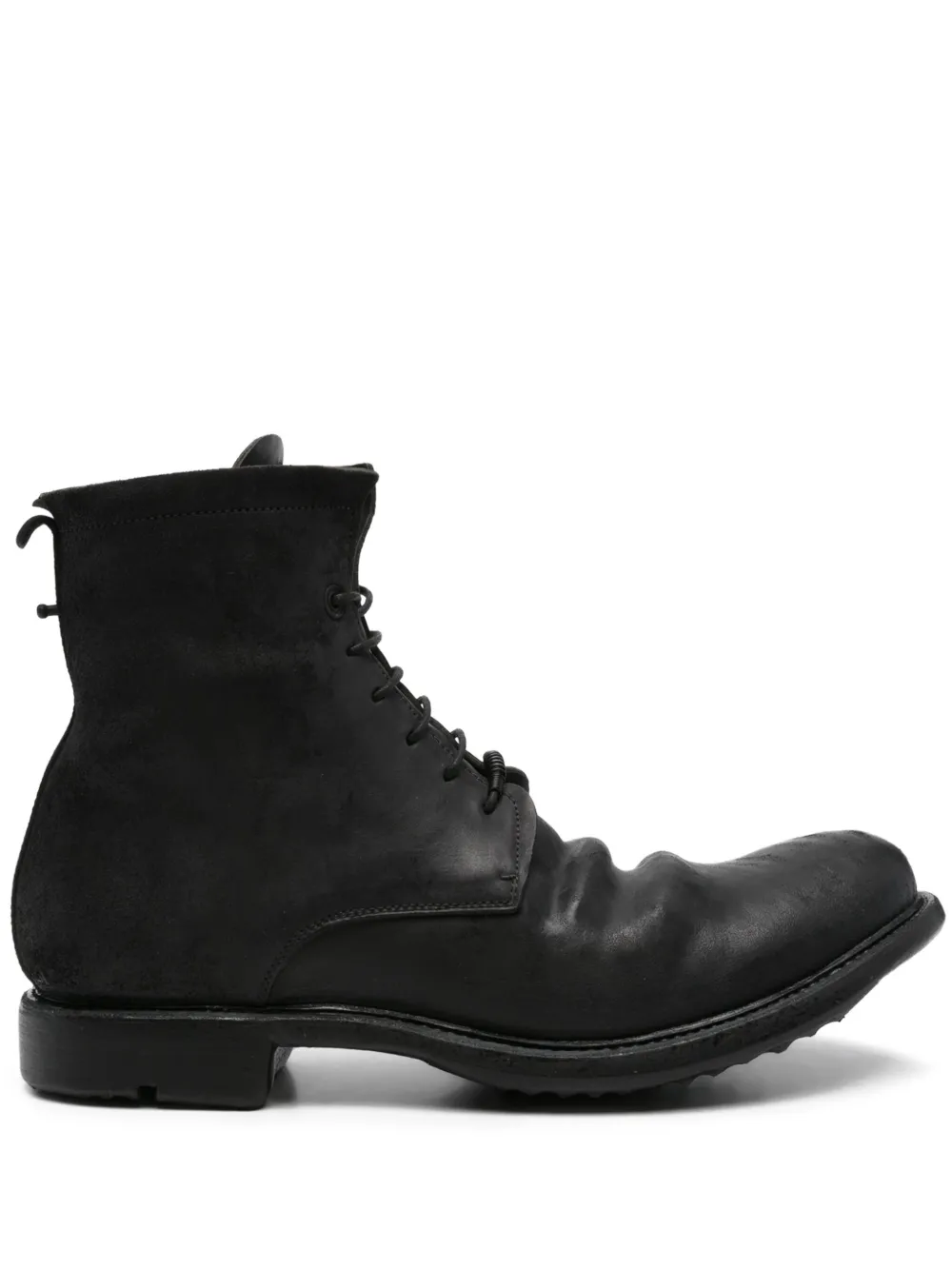 Layer Zero lace-up leather boots | negro | Image 1