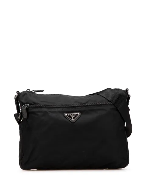 Prada Pre-Owned 2013-2025 テスート ジップトップ ショルダーバッグ
