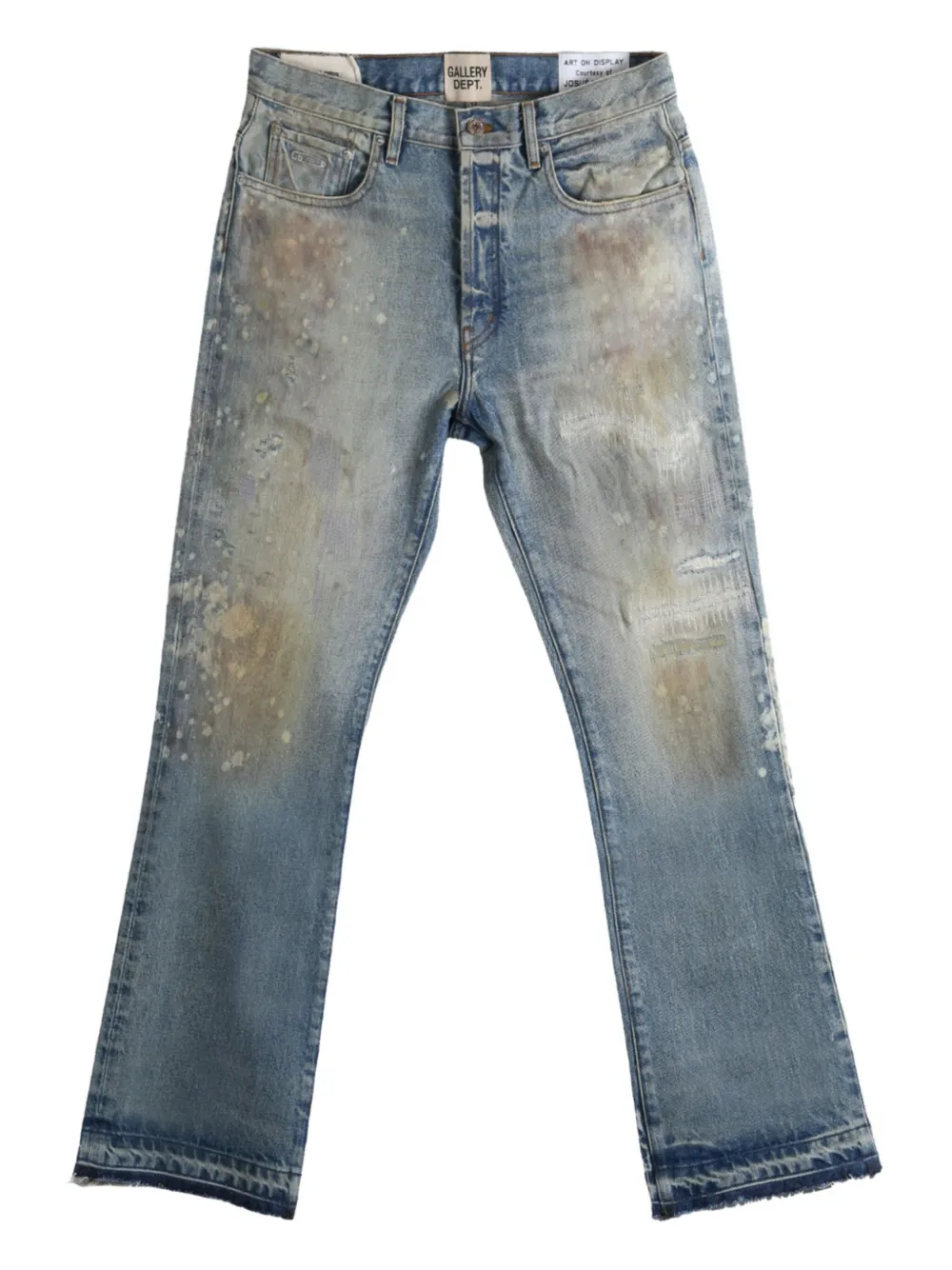 GALLERY DEPT. distressed frayed jeans | Blue | Image 1