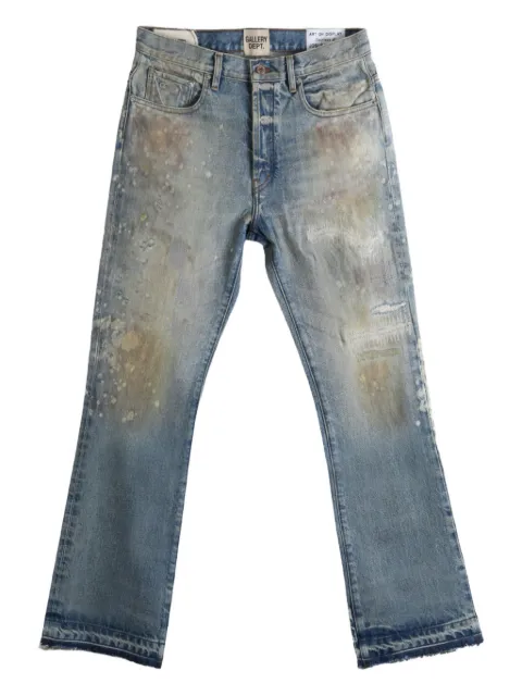 GALLERY DEPT. distressed frayed jeans