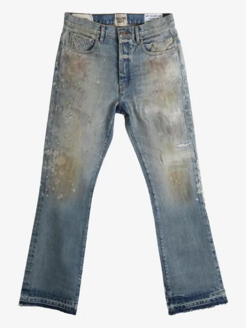 GALLERY DEPT. distressed frayed jeans
