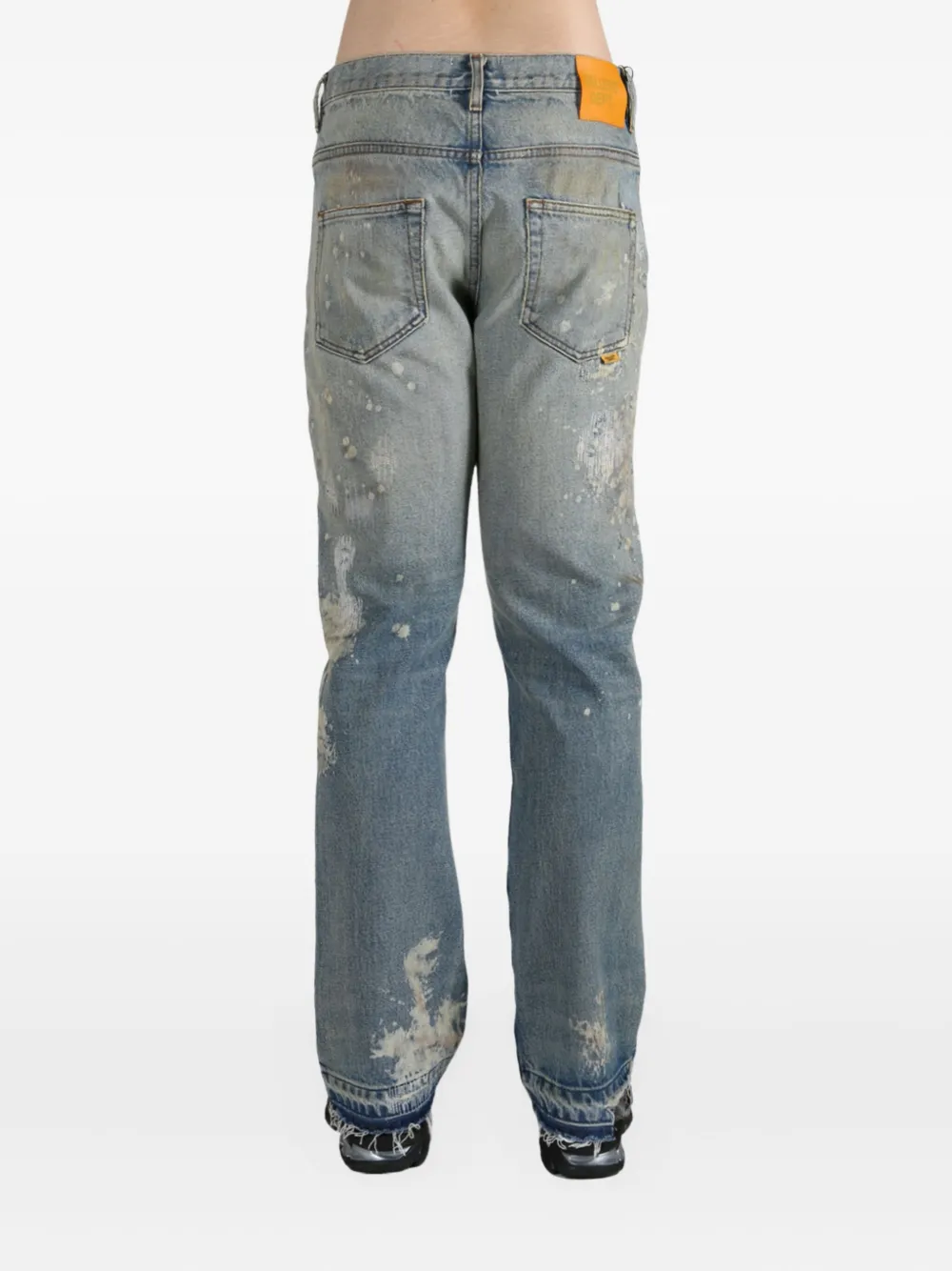 GALLERY DEPT. distressed frayed jeans Blauw