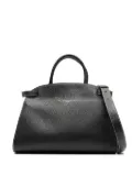 GIANNI CHIARINI Farah grained-leather top-handle tote bag - Black