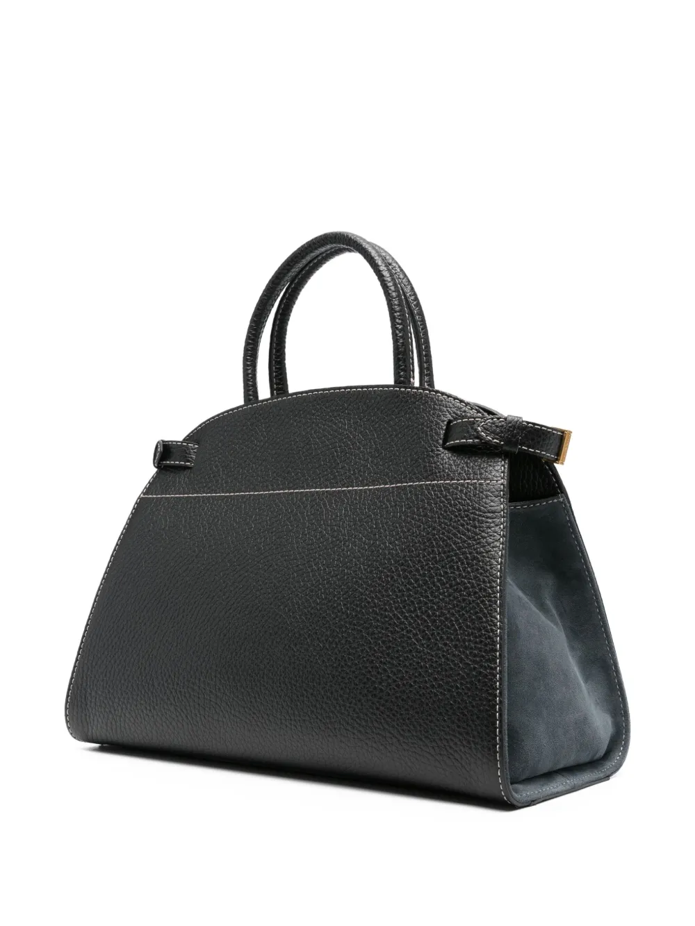 GIANNI CHIARINI Farah shopper van bewerkt leer met handgreep Zwart