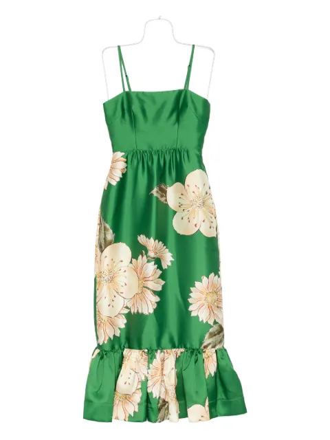 ALEMAIS floral-print midi dress
