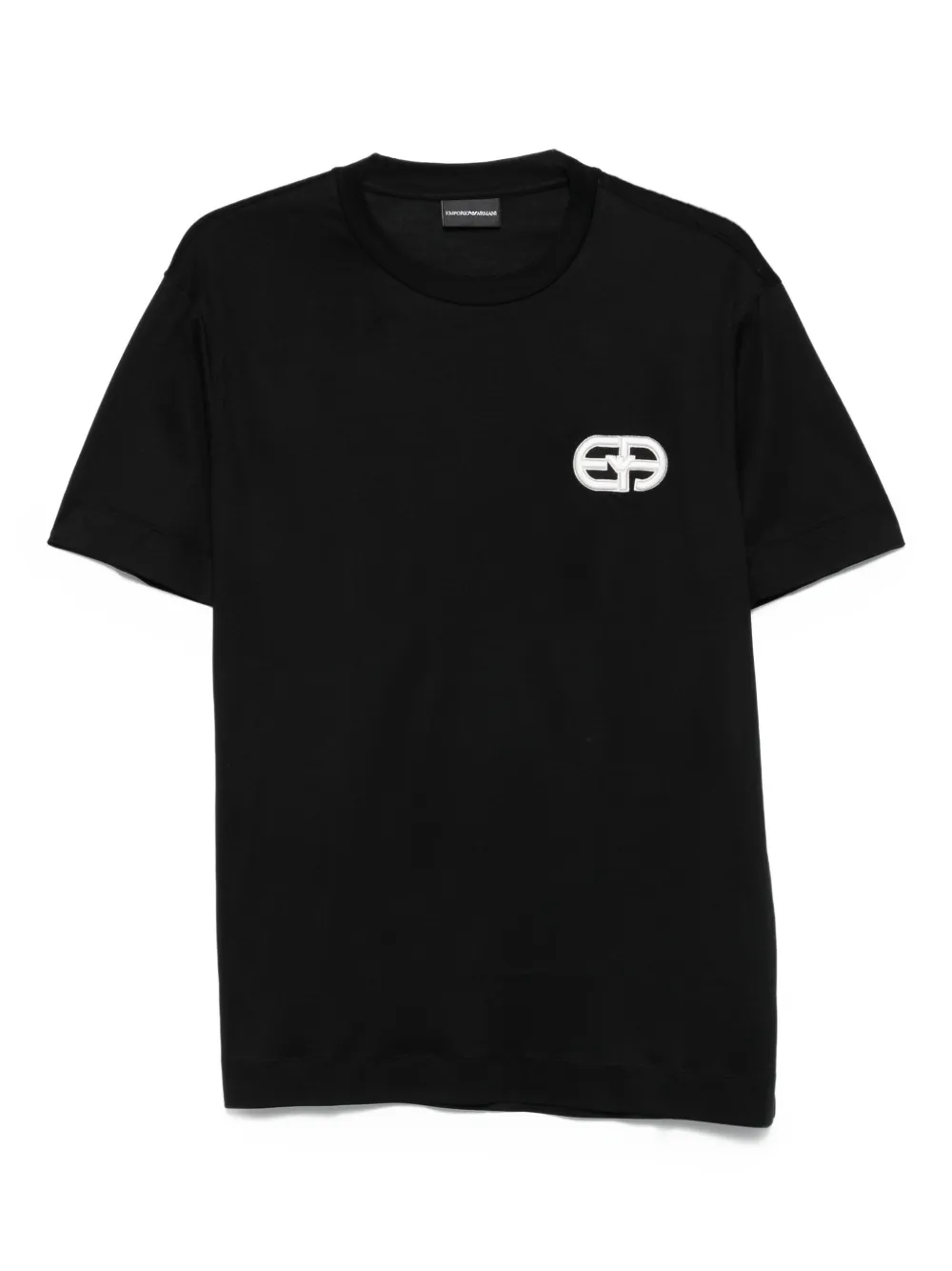 Emporio Armani T-shirt met logoprint Zwart