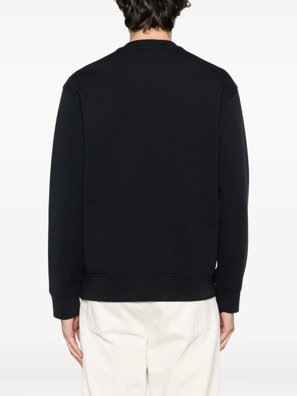 Emporio Armani Sweater met geborduurd adelaar-embleem Blauw