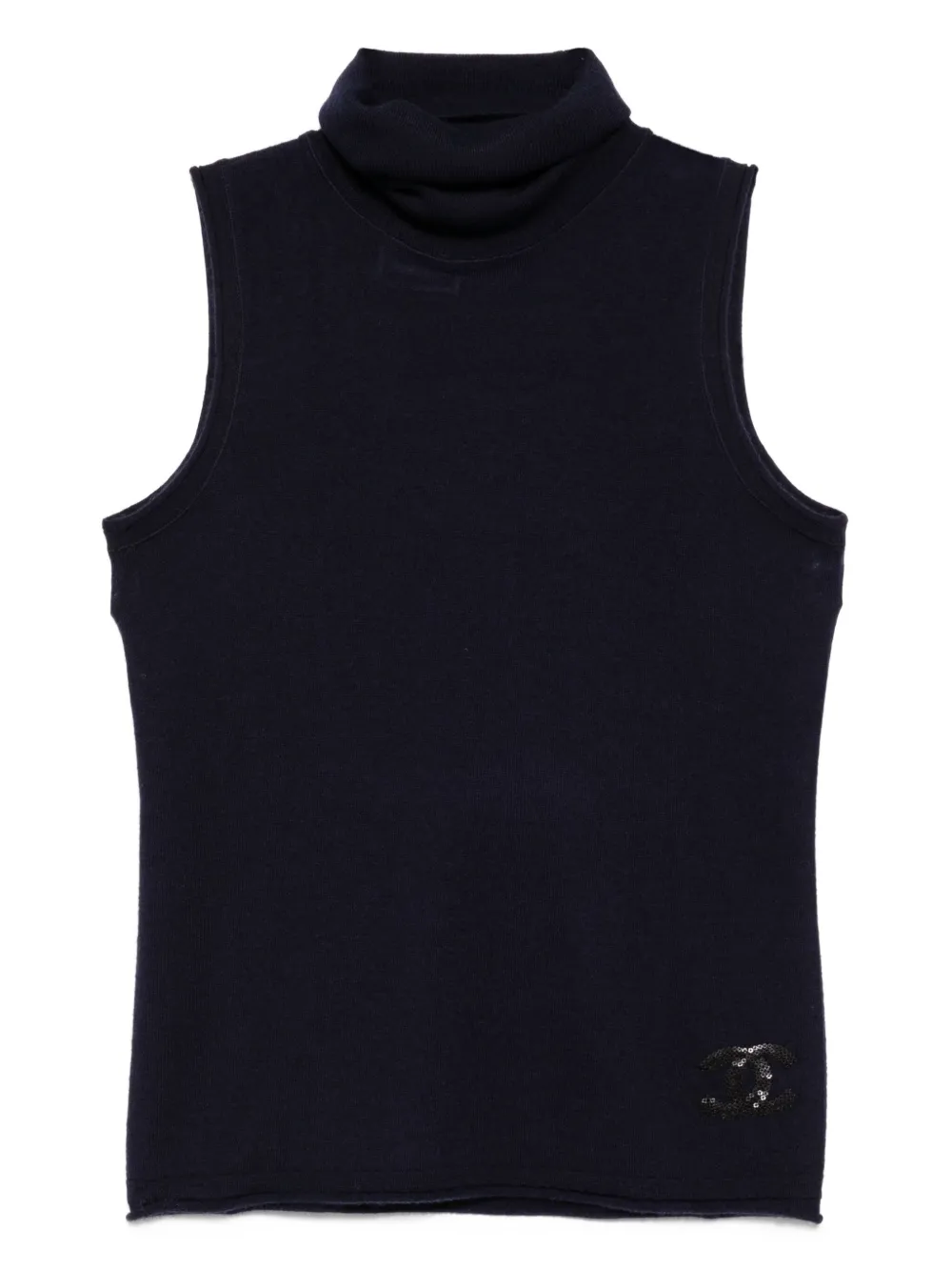 CHANEL Pre-Owned 2009 sport line sleeveless top | Blue | Image 1
