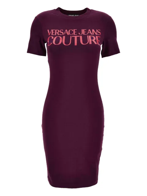 Versace Jeans Couture logo-print T-shirt dress
