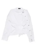 A.W.A.K.E. Mode twist-detail top - White