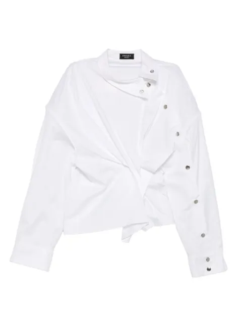 A.W.A.K.E. Mode Blusa com detalhe torcido