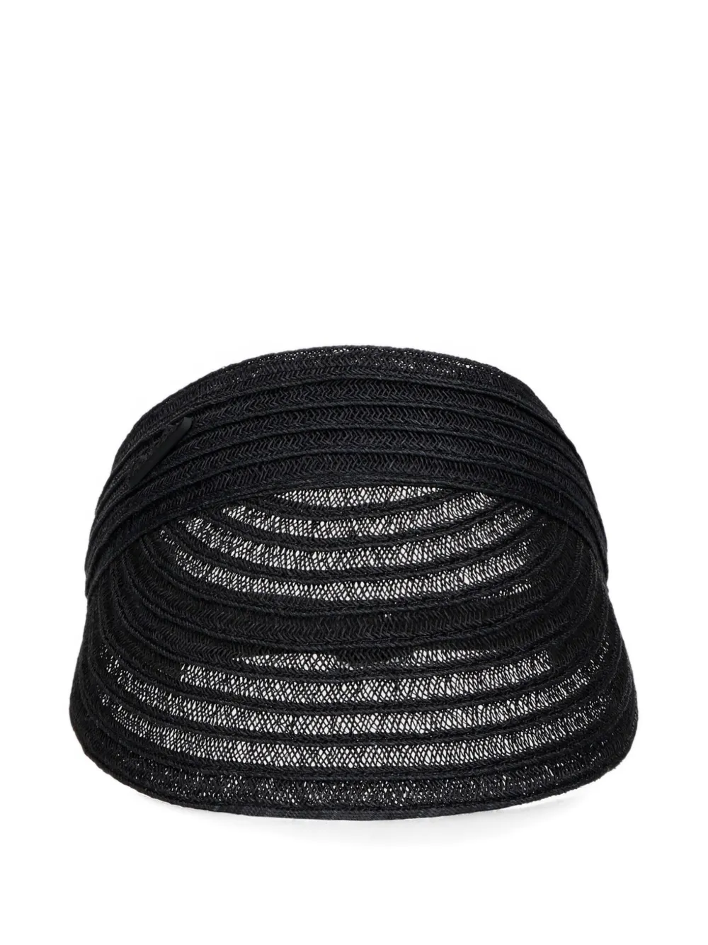 Borsalino Lella zonneklep Zwart