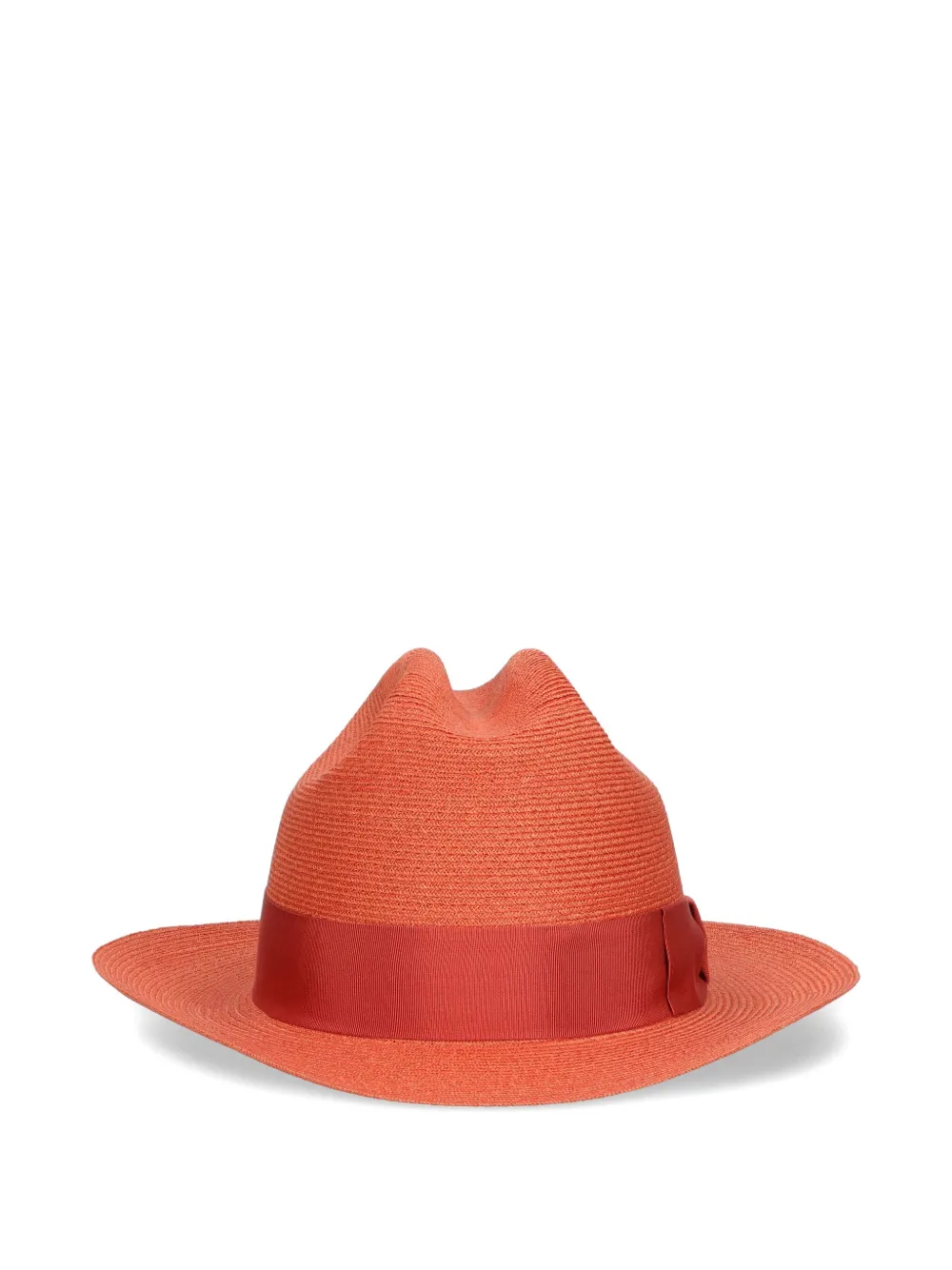 Borsalino Ennis hoed met lint Oranje