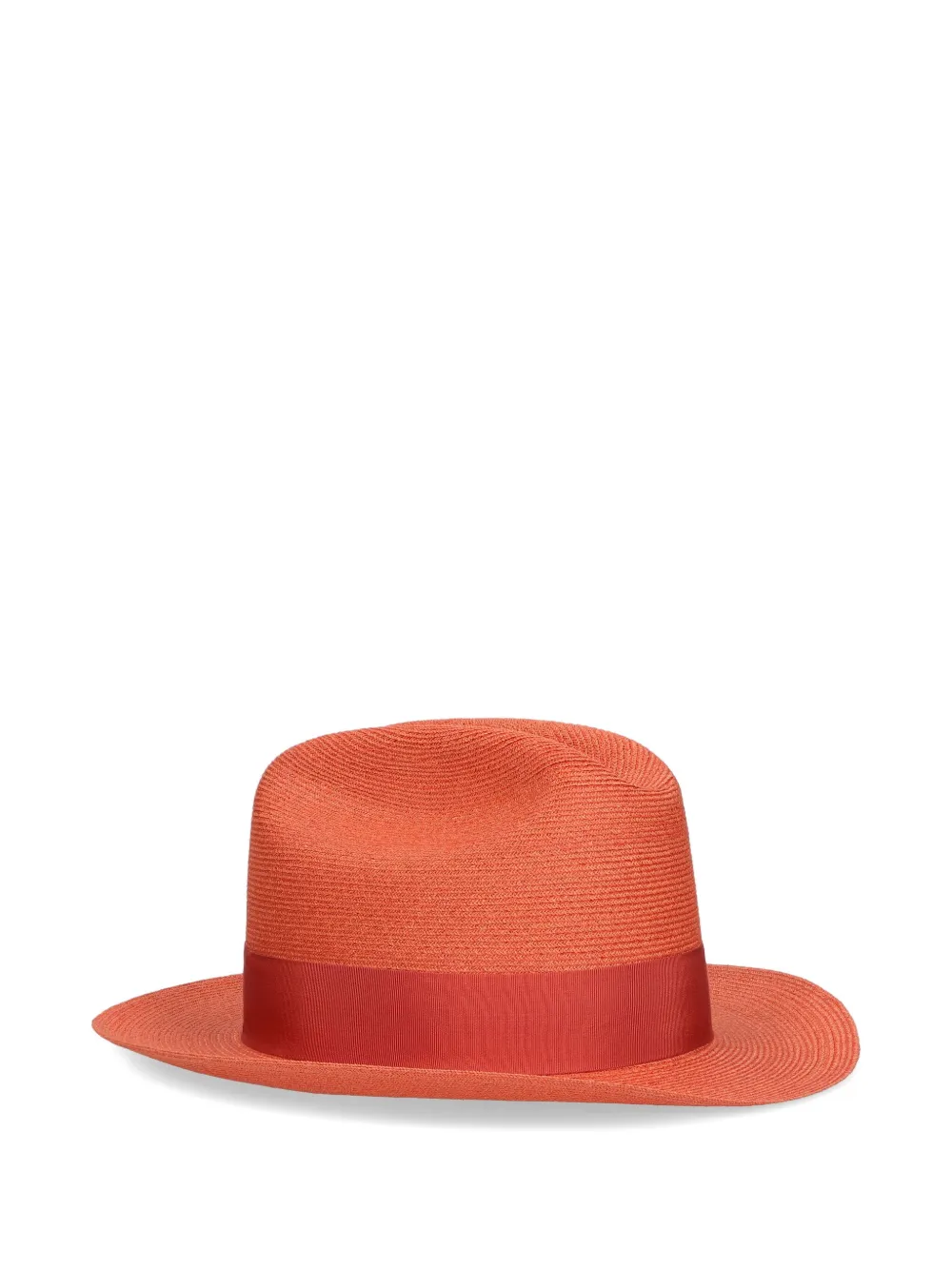 Borsalino Ennis hoed met lint Oranje