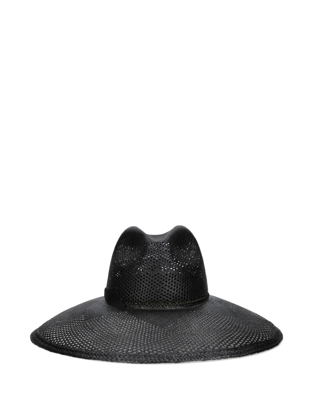 Borsalino Sophie Panama hoed met brede rand Zwart