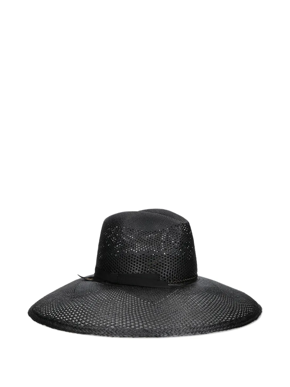 Borsalino Sophie Panama hoed met brede rand Zwart