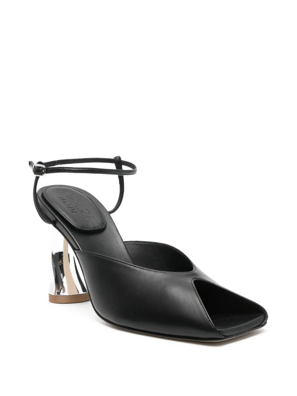 A.W.A.K.E. Mode 100mm curved-heel open-toe mules | Heeled Sandals | Image 2