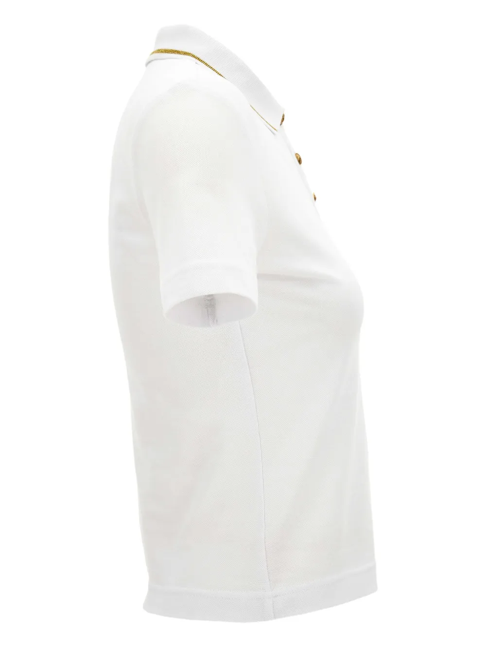 Versace Jeans Couture Poloshirt met geborduurd logo Wit