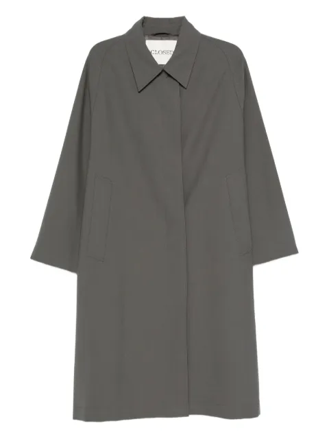 Closed collared coat
