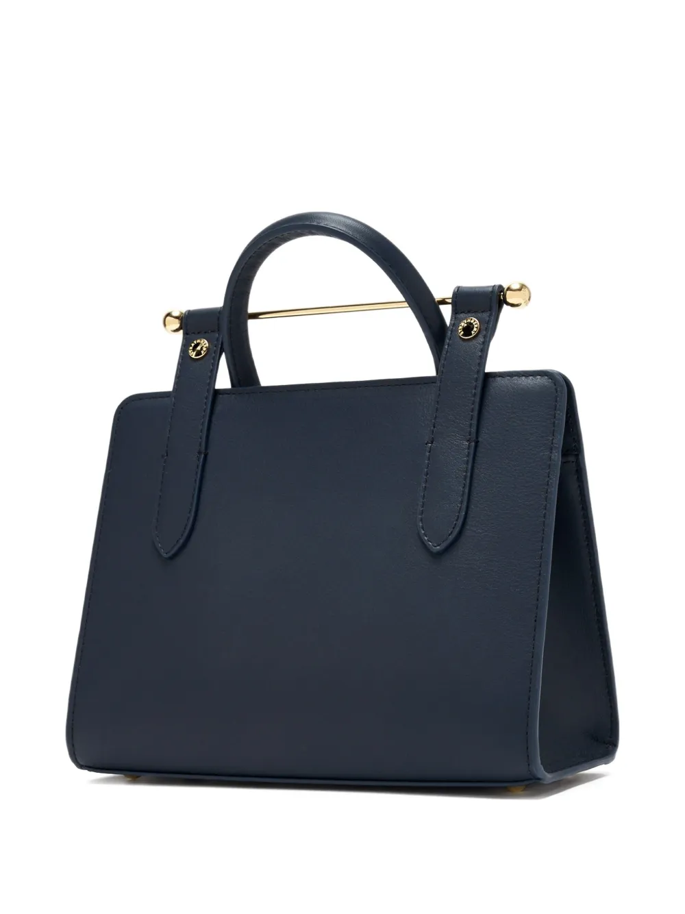 Strathberry Shopper met kettinghengsel - Blauw