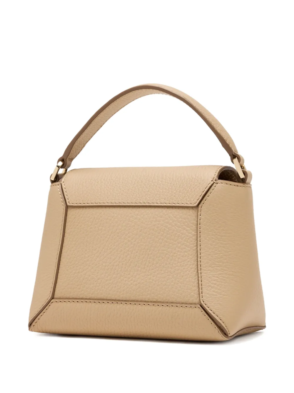 Strathberry Mini Mosaic Bar-top Handle Tote Bag In Neutral