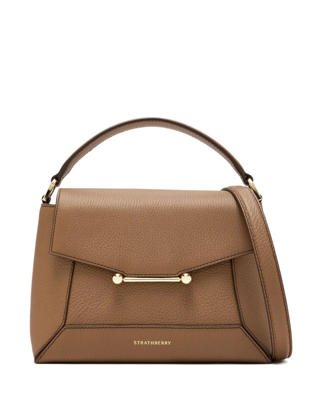 Strathberry  Mosaic top-handle cross body bag | Brown | Image 1