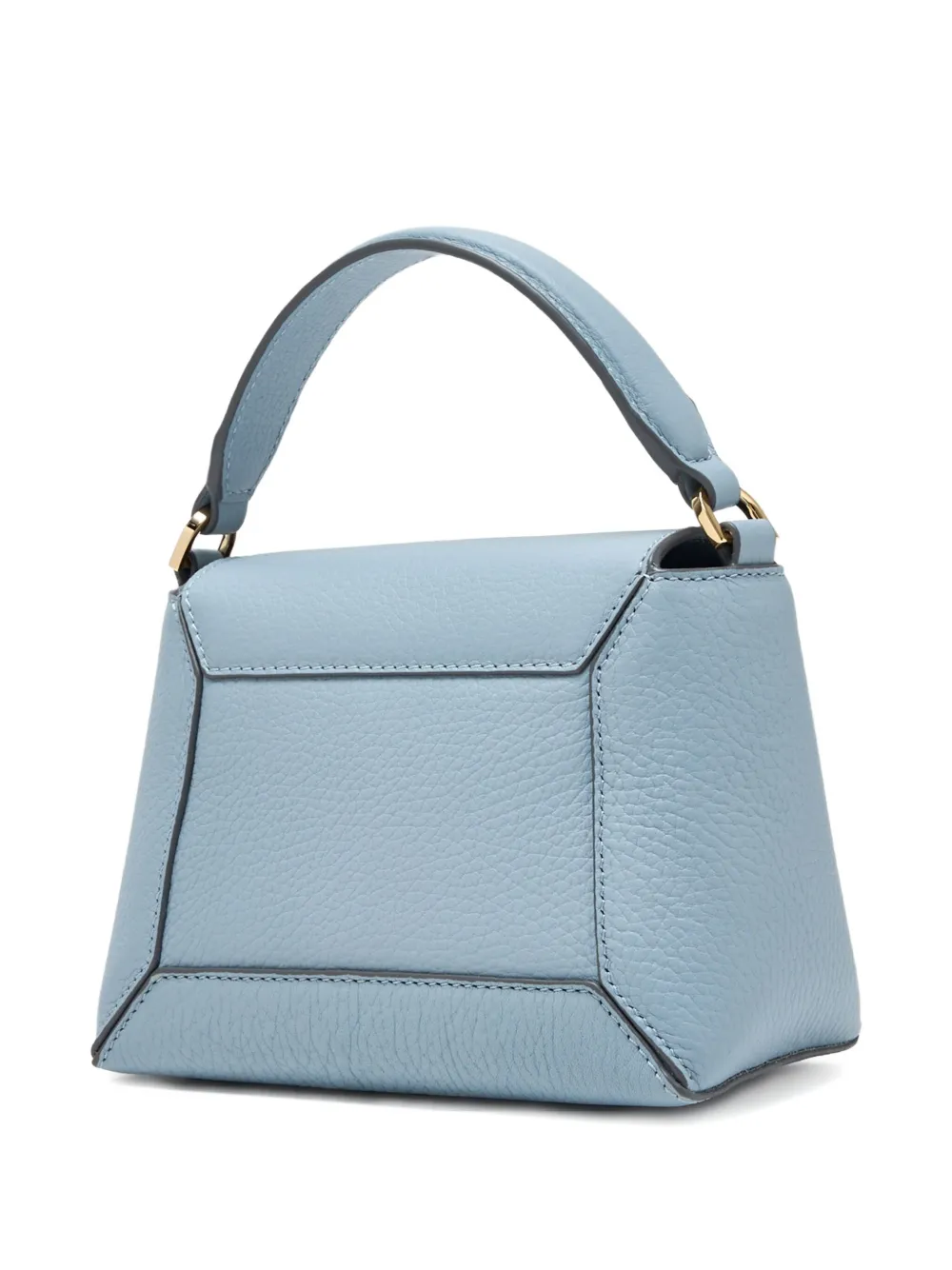 Strathberry Mosaic mini-shopper met handvat Blauw