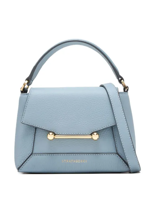 Strathberry mini Mosaic top-handle bar-detail tote bag