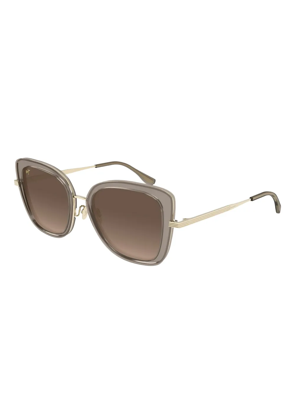 Maui Jim Violet Lake zonnebril met cat-eye montuur Bruin
