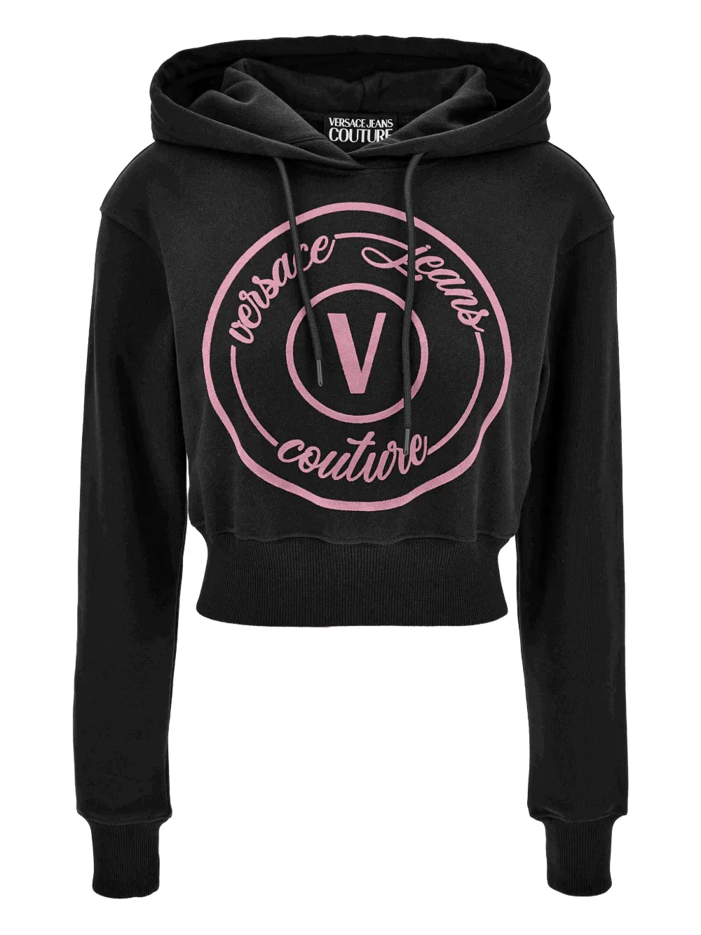 Versace Jeans Couture logo-detail hoodie | Black | Image 1