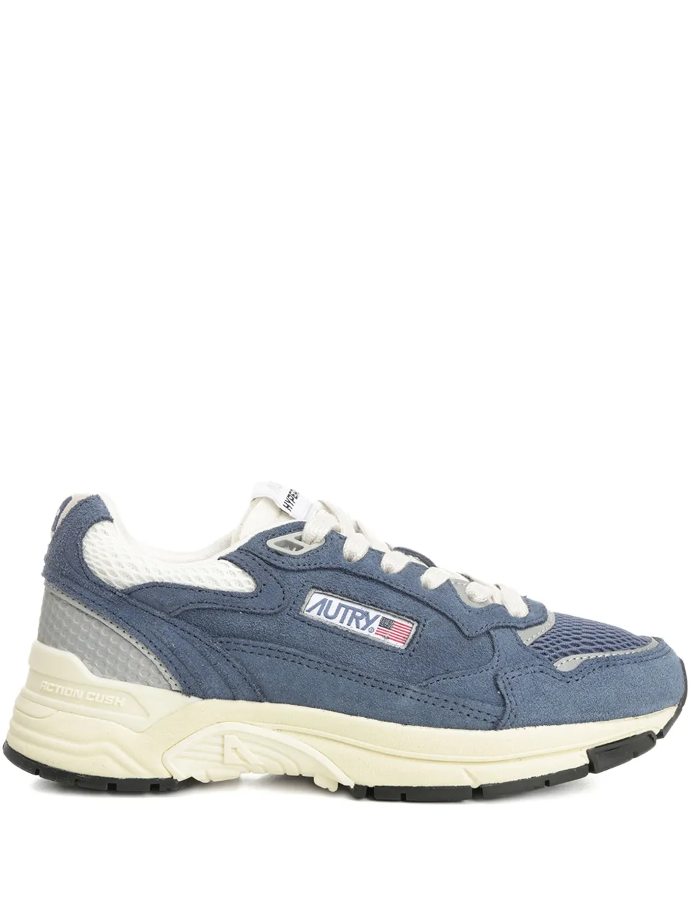Autry Hyperway suede mesh sneakers Blue