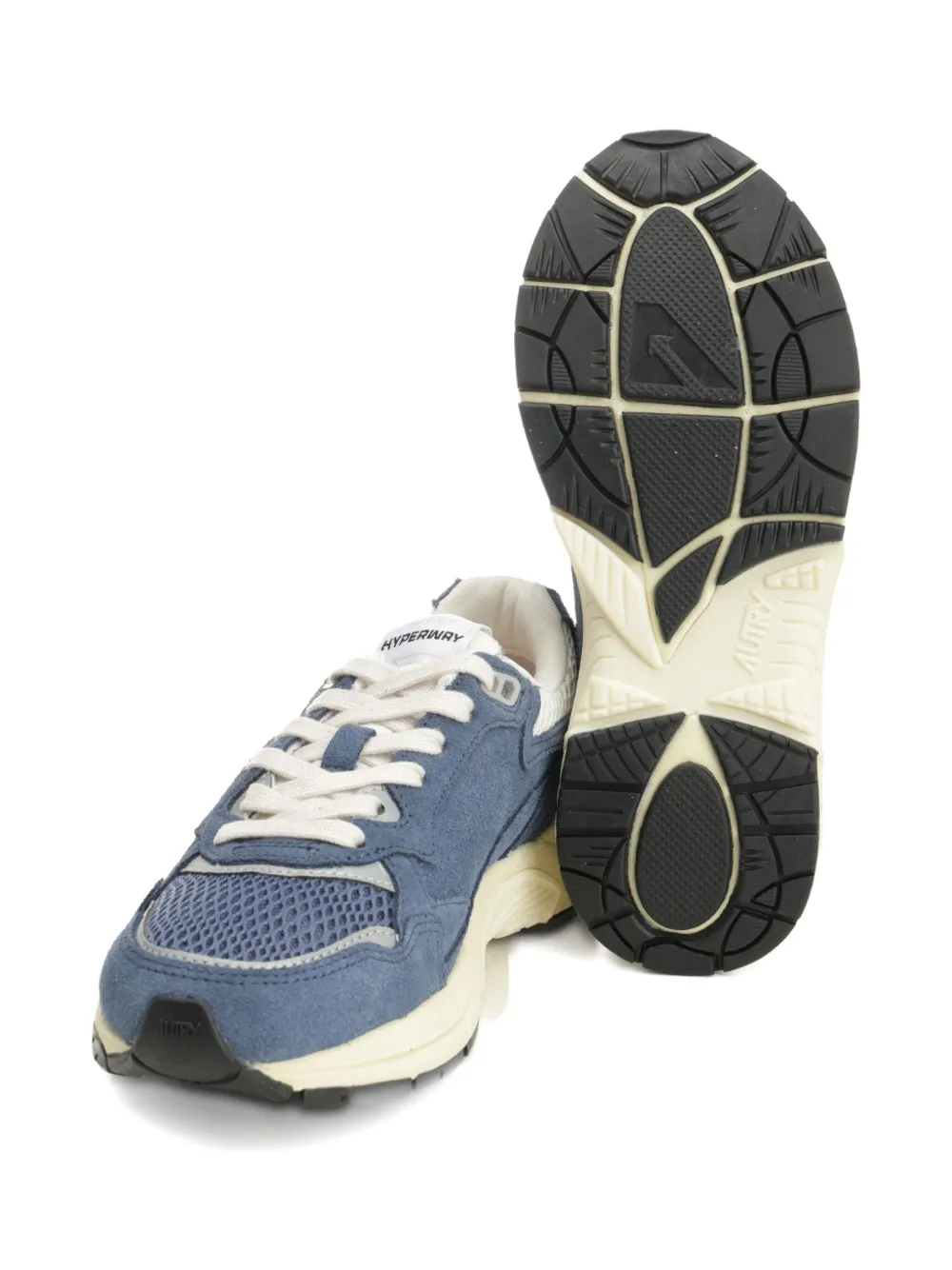 Autry Hyperway suède mesh sneakers Blauw