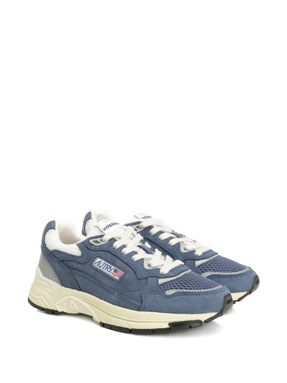 Autry Hyperway suède mesh sneakers Blauw