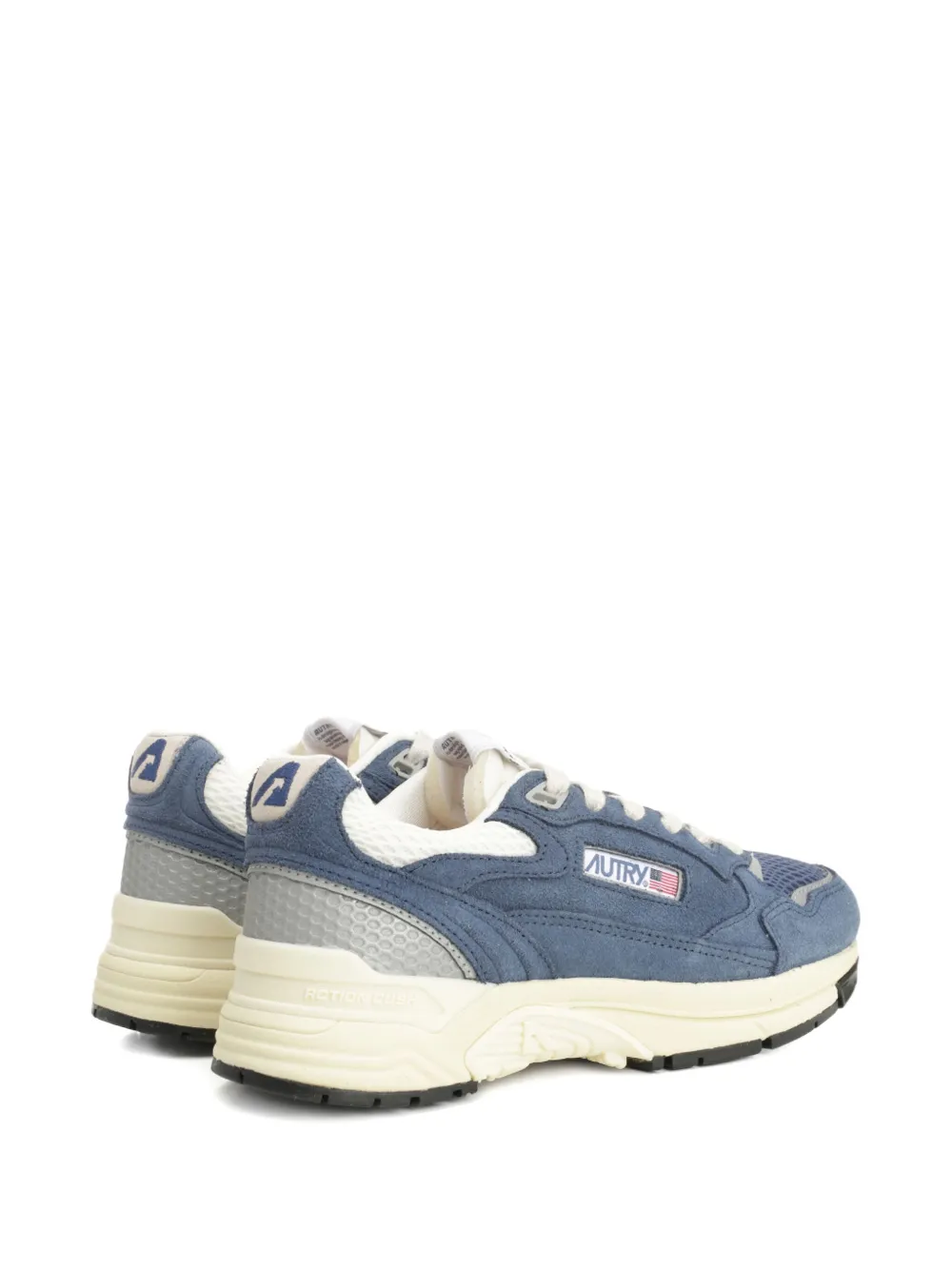 Autry Hyperway suede mesh sneakers Blue