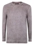 Avant Toi crew-neck sweater - Neutrals