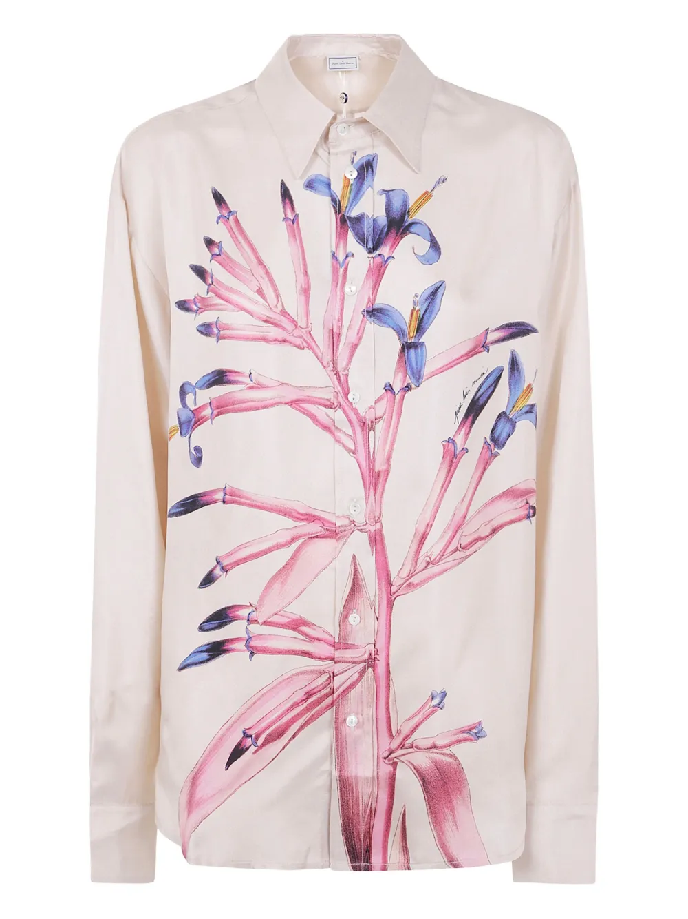 Pierre-Louis Mascia Blouse met print Beige