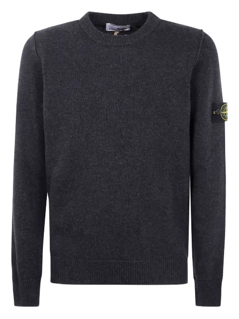 Stone Island logo-patch jumper