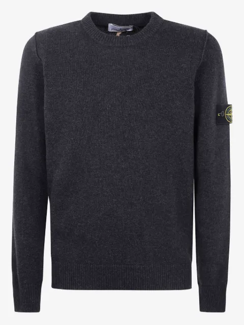 Stone Island logo-patch jumper