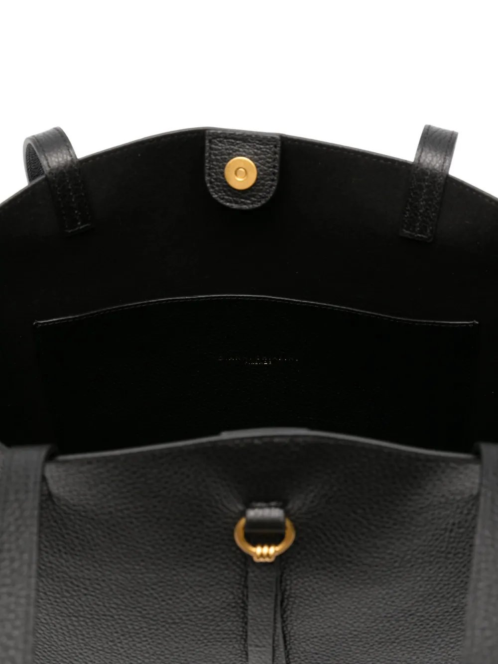 GIANNI CHIARINI Egle shopper van bewerkt leer Zwart