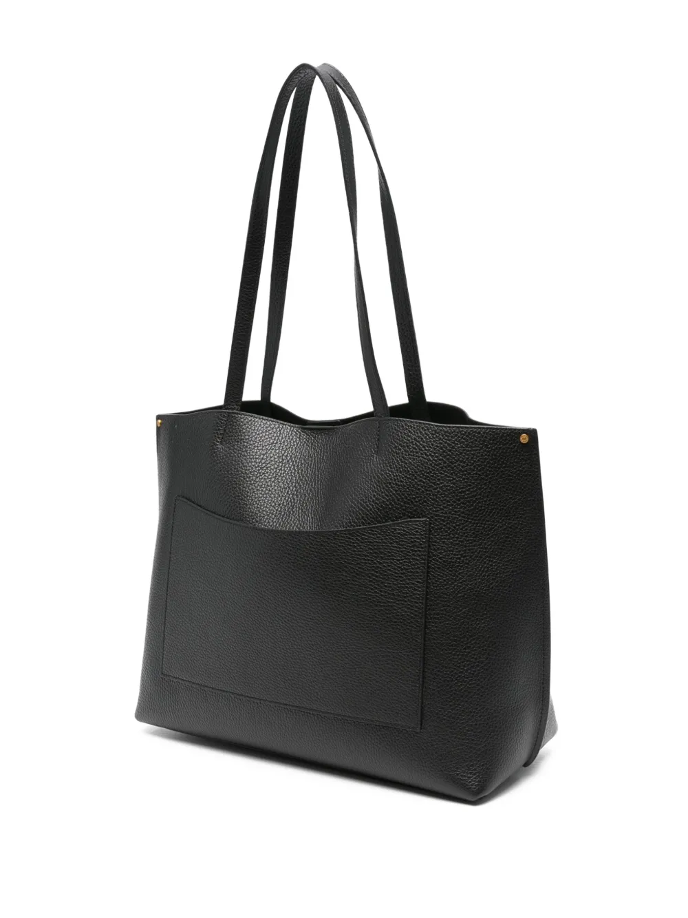 GIANNI CHIARINI Egle shopper van bewerkt leer Zwart