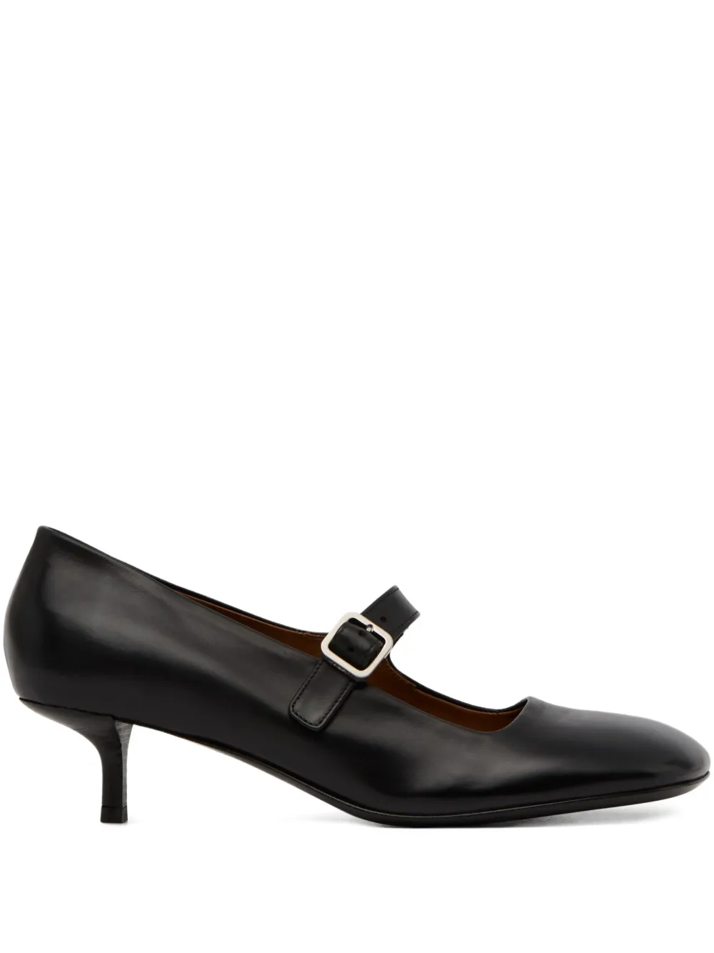 Marsèll buckle-strap square-toe shoes Black