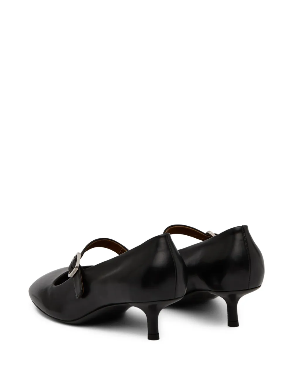 Marsèll buckle-strap square-toe shoes Zwart
