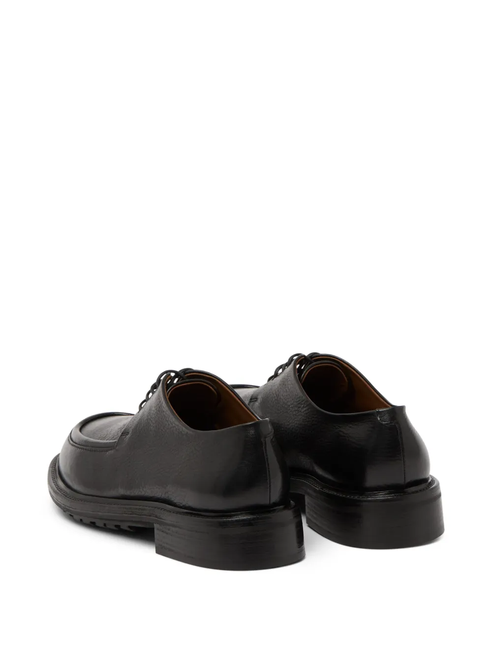 Marsèll Leather Lace-up Derby Shoes In Black