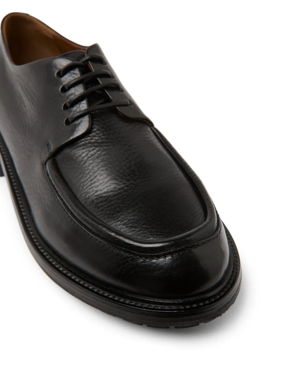 Marsèll Leather Lace-up Derby Shoes In Black