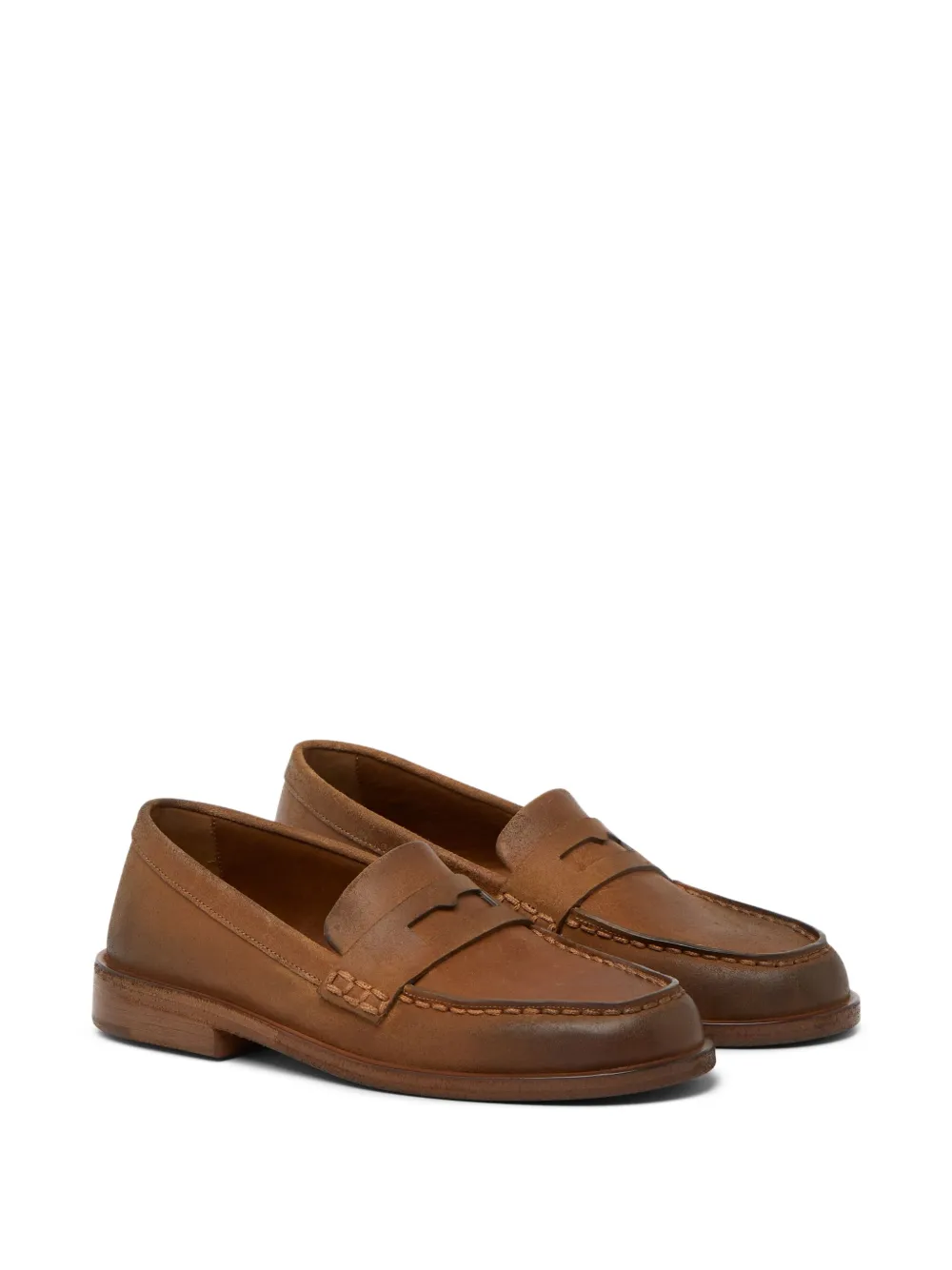 Marsèll Leren loafers Bruin